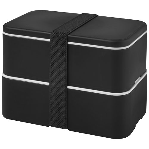 Lunch box promotionnelle 700ml MIYO Noir / Noir